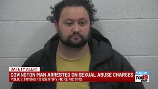 Covington man arrested on child sexual abuse charges