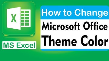 How to change the theme of the workbook to office in Excel, Excel themes, elearningon, Learn Excel
