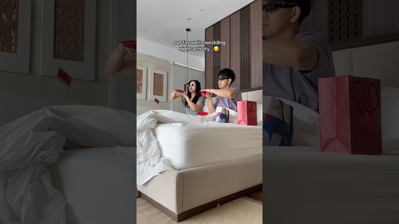 our fav wedding night activity😏 