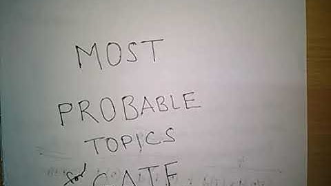 Important Topics of Control System for GATE EC