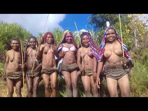 Dansa org yali Asli Papua. 1 Januari 2109.