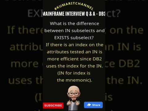 Mainframe DB2 Interview Q & A #kumaritchannel #ibm #mainframe #mainframedb2