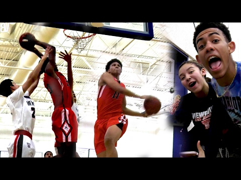Shareef O'Neal Power Dunk + Ira Lee 2 Hand Windmill! | + People Shouting Out BallerVisions
