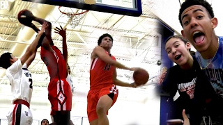 Shareef O'Neal Power Dunk + Ira Lee 2 Hand Windmill! | + People Shouting Out BallerVisions screenshot 3
