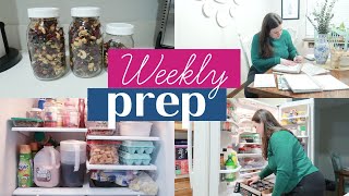 Weekly Prep | Sunday Reset