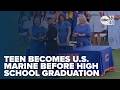 Chilton County teen earns standing ovation after becoming U.S. Marine before graduation
