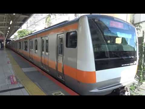 E233系T1編成　三鷹駅発車