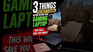 3 things you NEED to know before buying a gaming laptop#GamingLaptop #PCGaming #fyp #FPS#prebuiltpc
