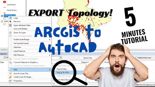 CARA EXPORT TOPOLOGY ERROR GAP-OVERLAP DARI ARCGIS KE AUTOCAD‼️