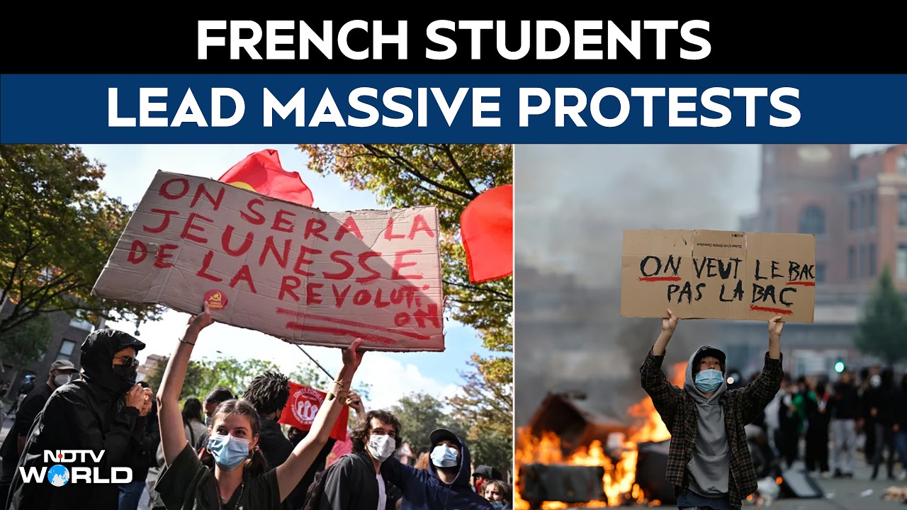 WATCH: Paris Student Protests Continue Over Education Funding, Teacher Shortages