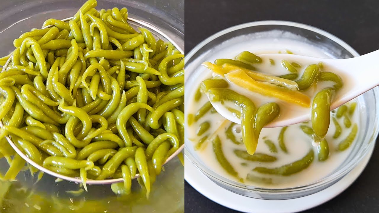 Ищете новый вкусный рецепт для мягкого и шелковистого Cendol/Lod Chong? Быстрый и простой рецепт!