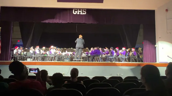 2022 Gainesville High School Band Rocks Sleigh Ride!