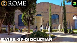 Rome guided tour Baths of Diocletian 2 4K Ultra