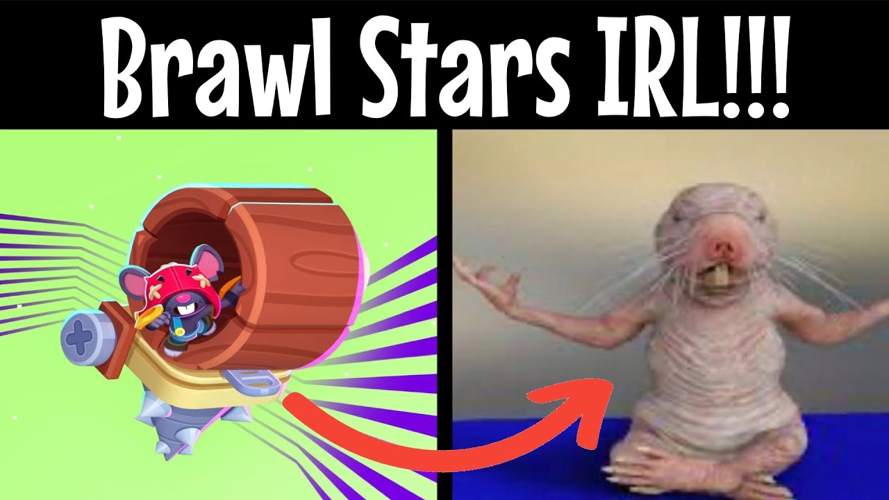 Brawlstars characters in real life!! (4) - YouTube