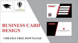 Professional Business Card-In-Coreldraw||Tutorial By Future Academy-2019