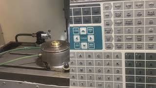 Set XYZ Offsets Haas Mill Using Renishaw OMP40 In Haas Mini Mill