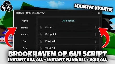 Roblox Brookhaven script Ice hub (PASTEBIN)2023