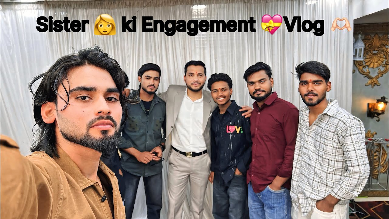 Sister 👩 ki engagement vlog full enjoy 😉 #vlogss 