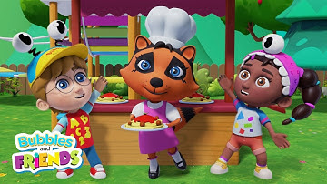 Monster Manners | Learn table manners and how to be polite with Bubbles and Friends