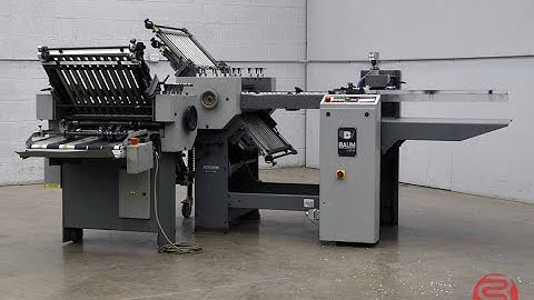 Baum 2020 Pile Feed Paper Folder
