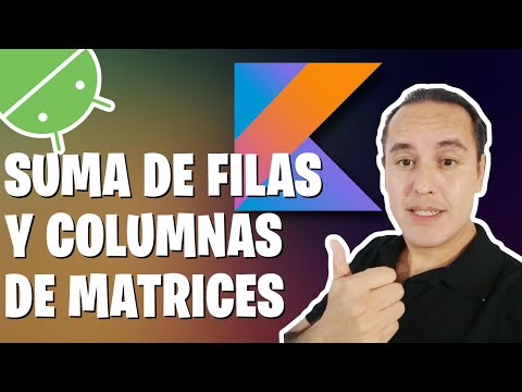 Suma de filas y columnas de matrices en Kotlin (Curso de Kotlin desde cero [52])👈👈👈