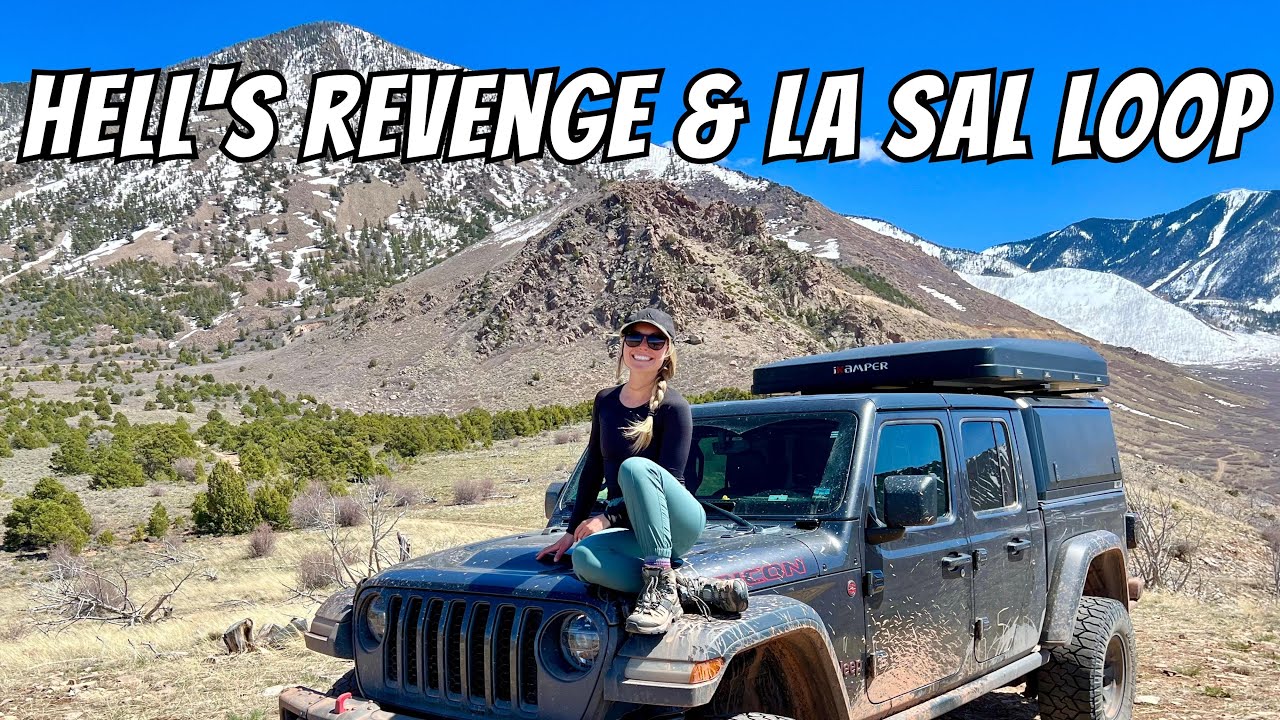 Off Roading in our Jeep in Moab, Utah | Hell's Revenge & La Sal Loop