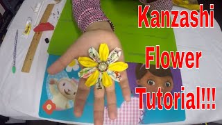 Kanzashi Flower Tutorial - Clover Flower Maker Template