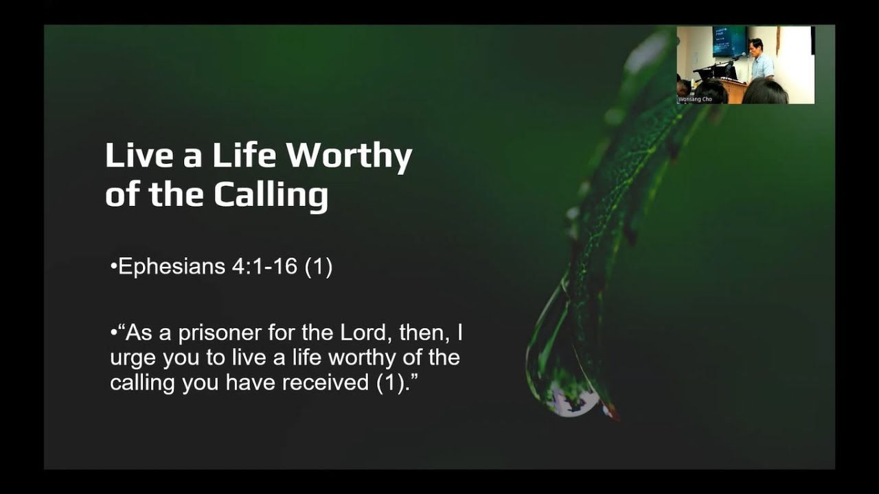 Ephesians 4:1-16 Live a Life Worthy of the Calling - YouTube