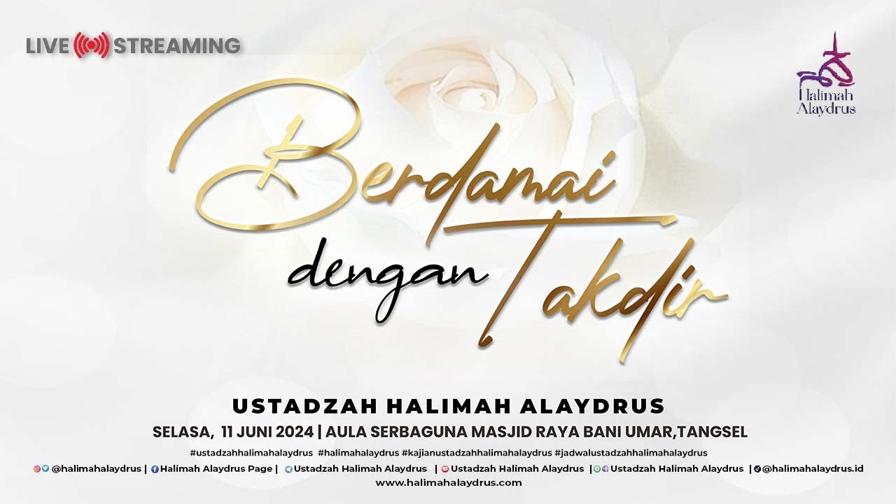 🔴 3 HAL YANG HARUS DILAKUKAN JIKA INGIN BERDAMAI DENGAN TAKDIR. APA SAJA ITU? YUK SIMAK !