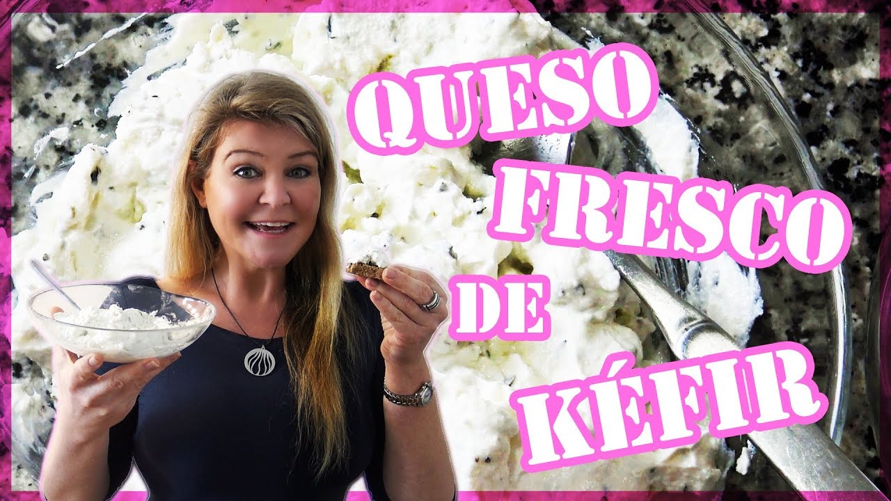 KEFIR - Cómo hacer QUESO FRESCO cremoso de Kéfir casero 😍😍😍