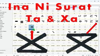 Easy way to make INA NI LETTERS Ta and Xa in Fontlab 8