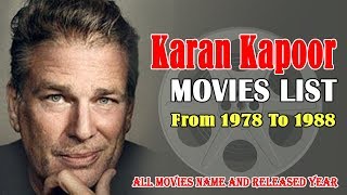 Download Lagu Karan Kapoor Movies List 1978-1988 ( Bollywood News ) MP3