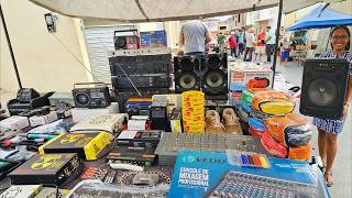 FOUND ELECTRONICS, VINTAGE BICYCLES, AND MORE, ALL CHEAP AT THE SWAP MEET!