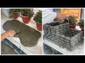 Beautiful Cement Craft for Garden Decor | DIY Miniature Stone Well Planter🪵