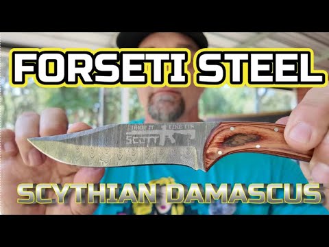 Forseti Steel / Scythian Damascus blade! Must have