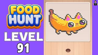 Food Hunt Pixel Puzzle Level 91 Full Walkthrough Solution
