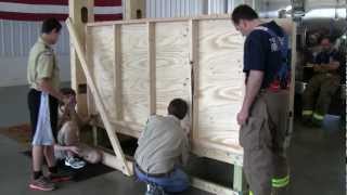 Firefighter Window Rescue Training Prop - Setup