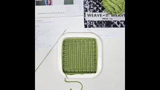 Weaving A Pick-Up Pattern on a Pin Loom (Zoom Loom)
