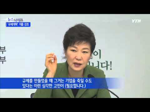 "규제개혁 쓰고 일자리 창출이라고 읽는다" / YTN