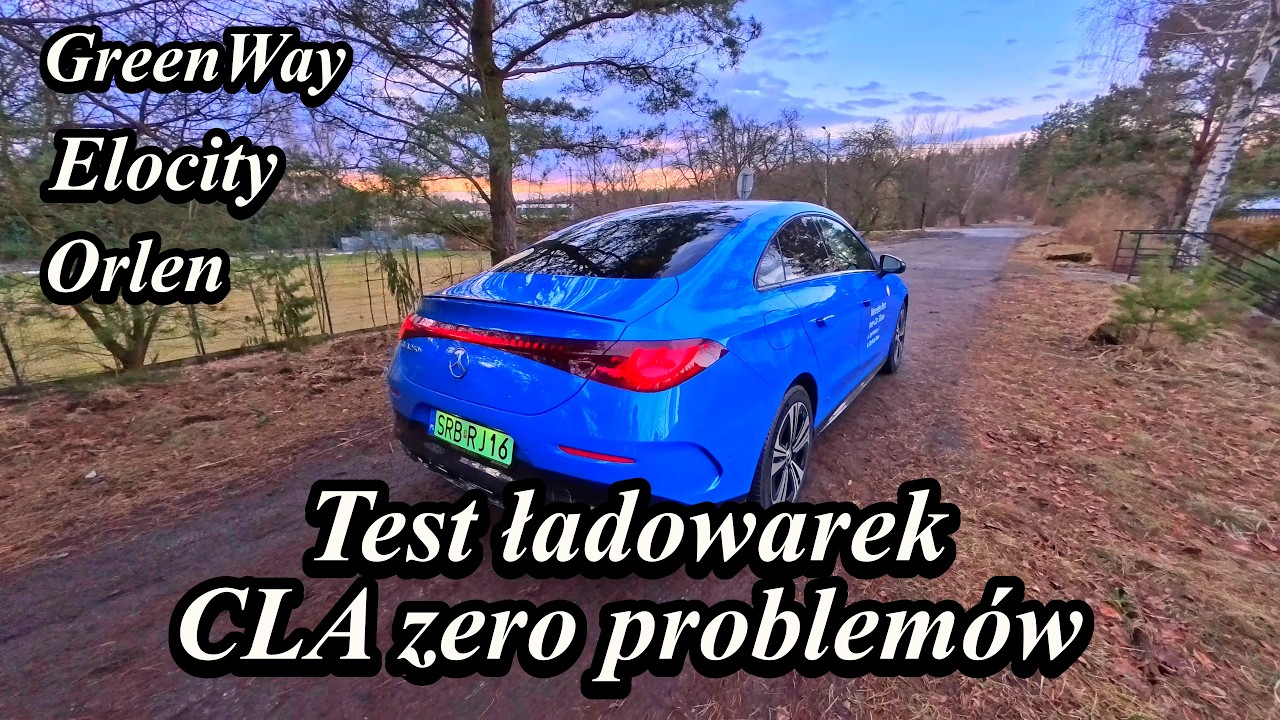 Mercedes  CLA 250+EQ  Zero problemów z ładowarkami