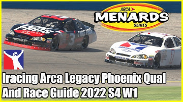 *Pros Taught Me a New Line!* Iracing Arca Guide to Legacy Phoenix Qualifying and Race