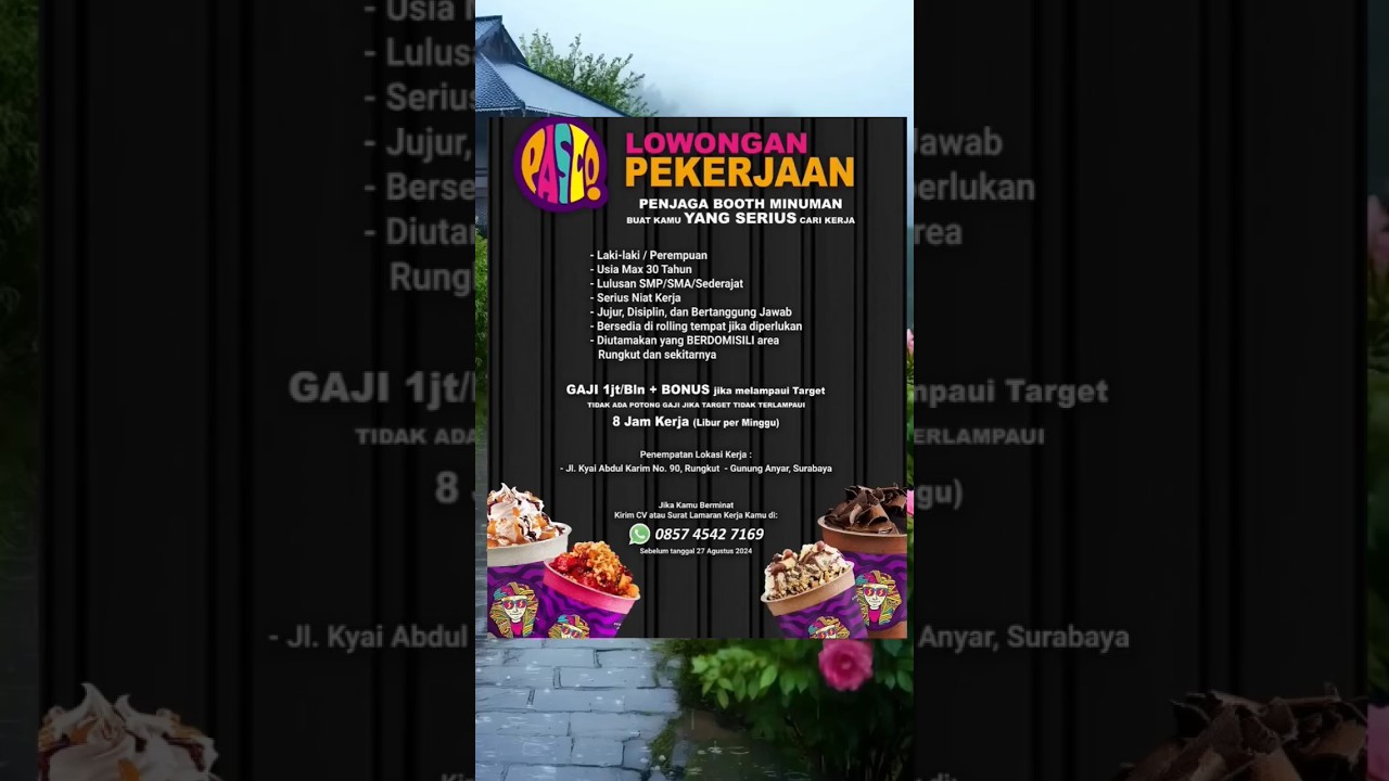 Lowongan Kerja Terbaru - Loker Tanpa Ijazah - Loker Terbaru Hari ini 