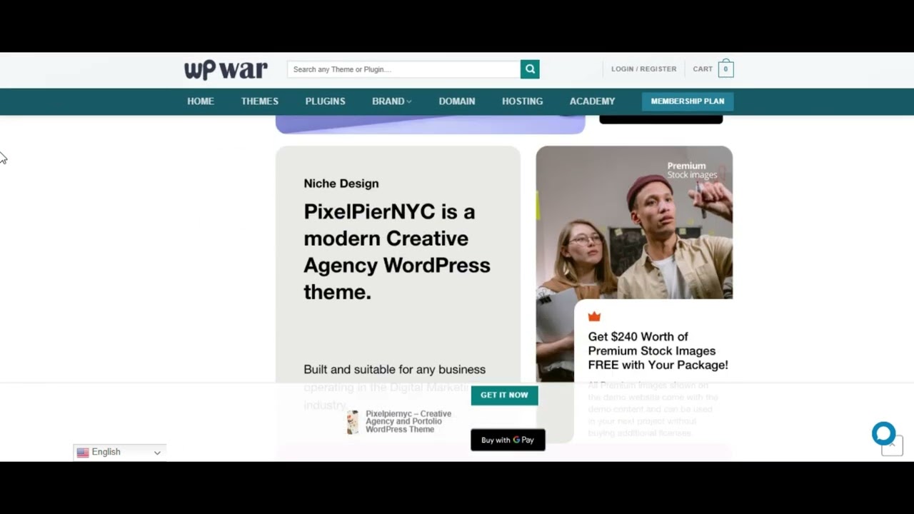 Pixelpiernyc – Creative Agency and Portolio WordPress Theme 3.99 $ Only