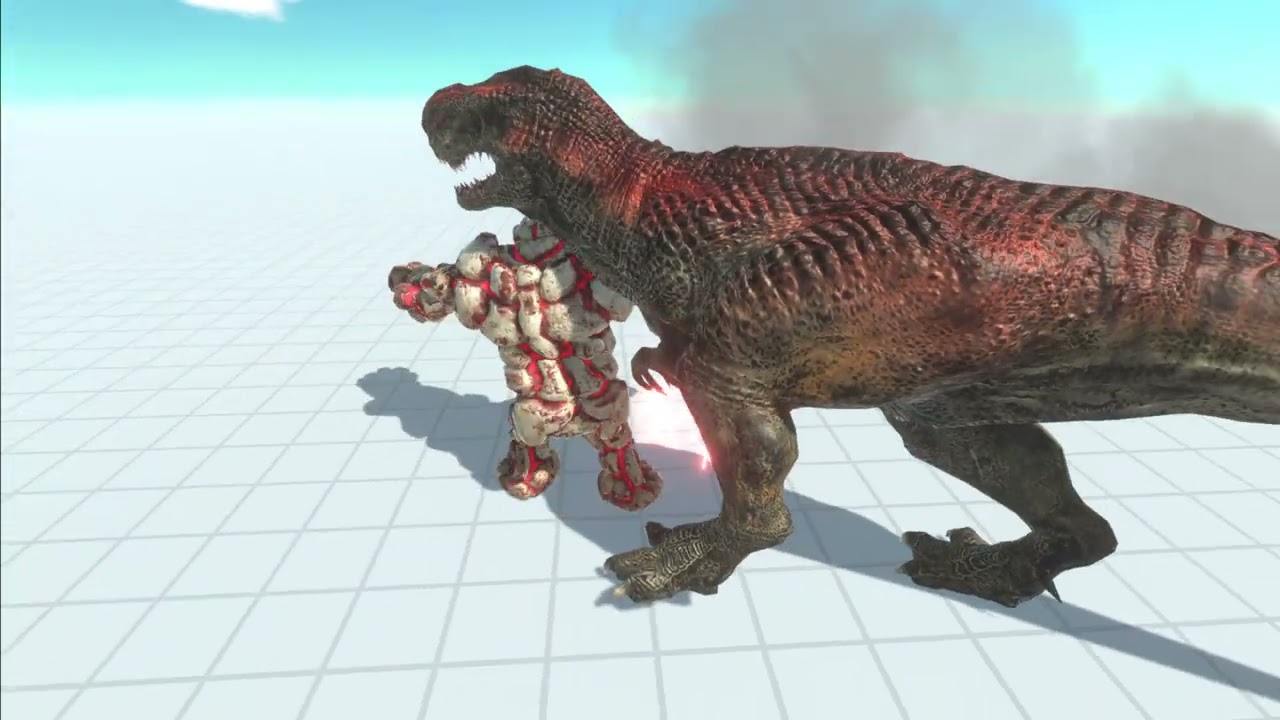 TREX vs EVERY UNIT - Animal Revolt Battle Simulator ARBS