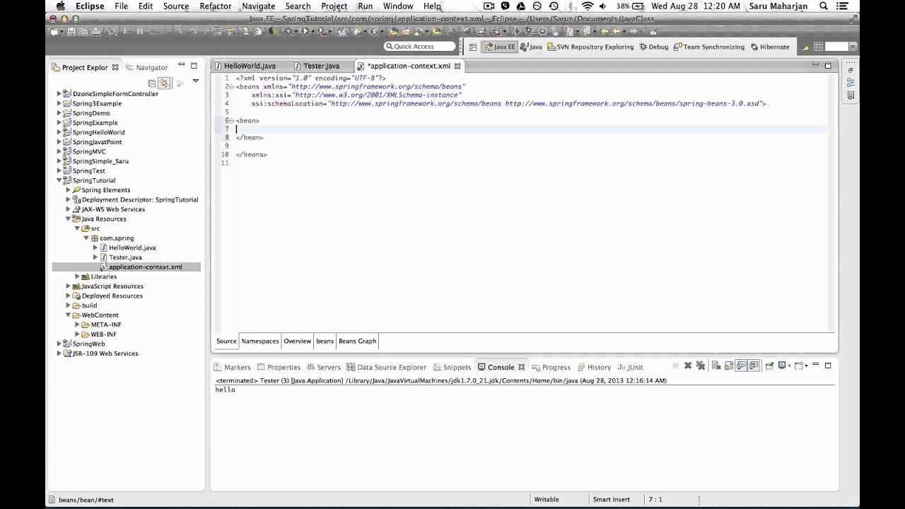 1 spring core dependency injection inversion of control youtube