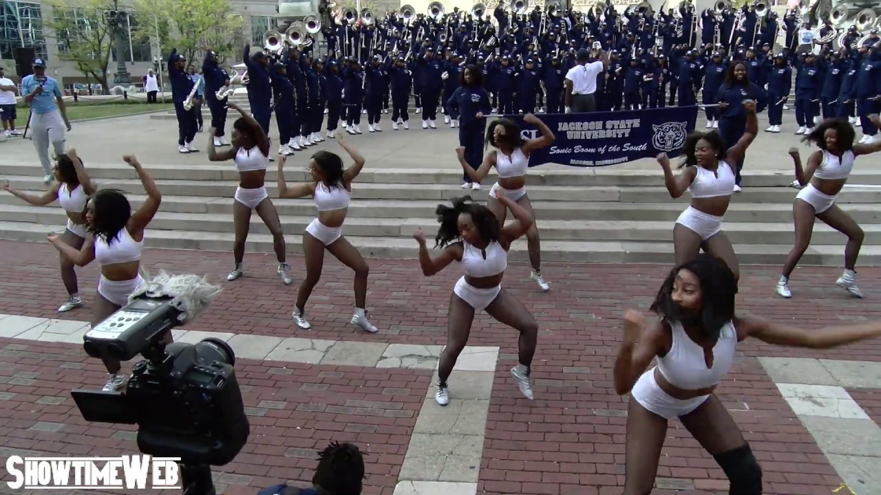 Jackson State JSettes and Marching Band - Circle City Classic Pep Rally 2019