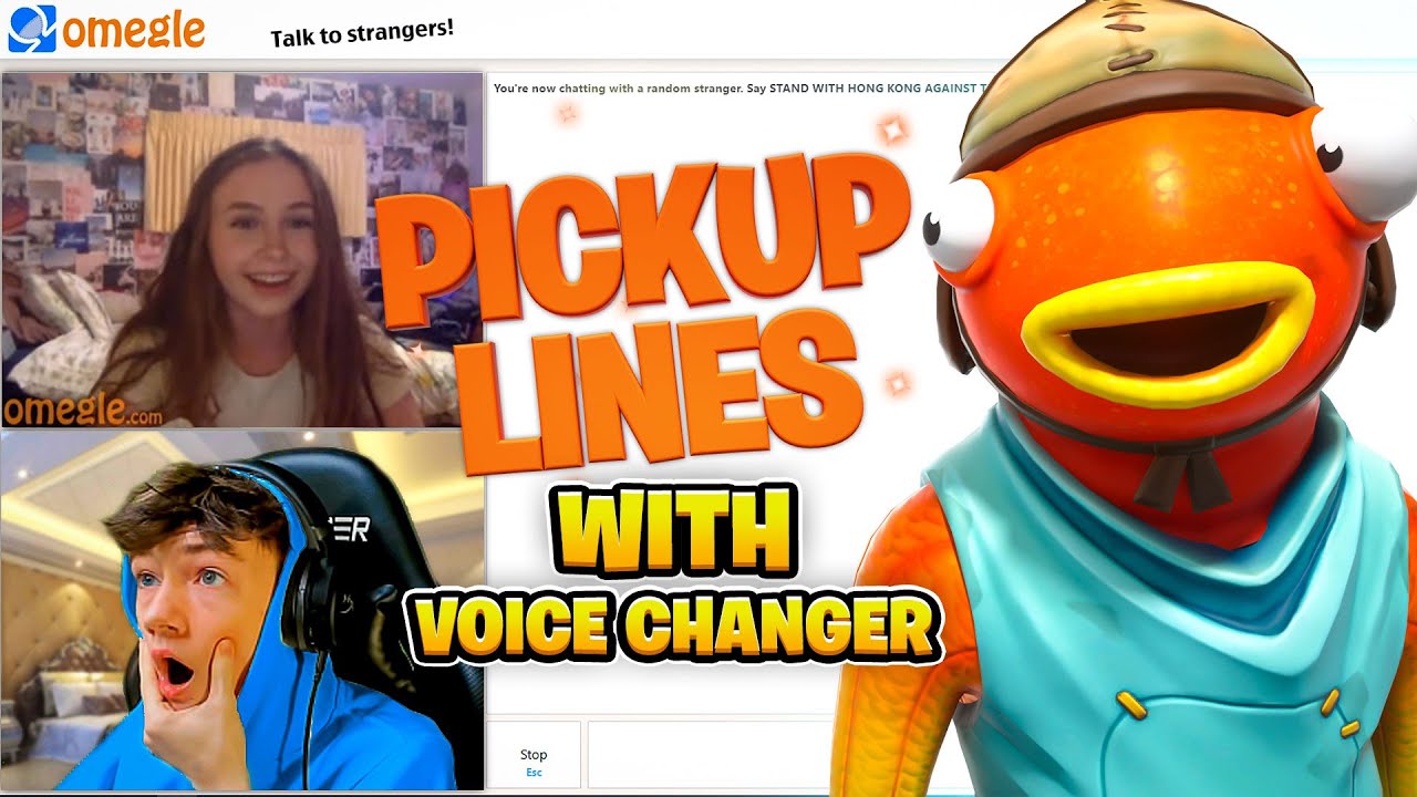 PICKUP LINES With a VOICE CHANGER! (Omegle)