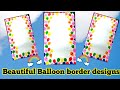 CORNER DESIGNS FOR PROJECTS ❤ BORDER DESIGNS ON PAPER ❤ PROJECT FILE DECORATION IDEAS