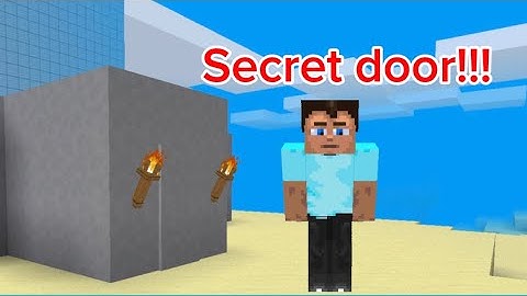 MultiCraft! How to make a secret door!!! :)