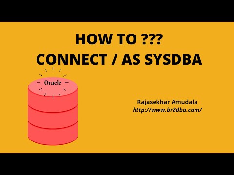 How to connect AS SYSDBA in Oracle DB